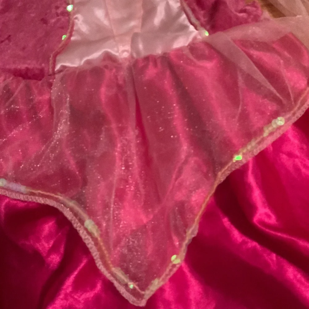 Disney princess Aurora Costume Dress up, Pink, Size 4/6 - Picture 3 of 4